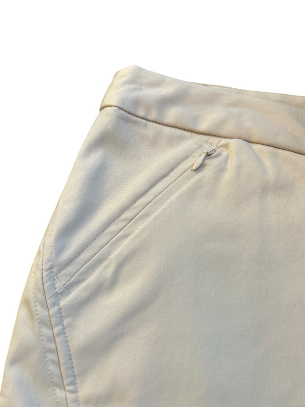 Callaway Golf Skort Women's 10 Beige Pleated Athletic Tennis Pickleball Zip - Picture 4 of 11